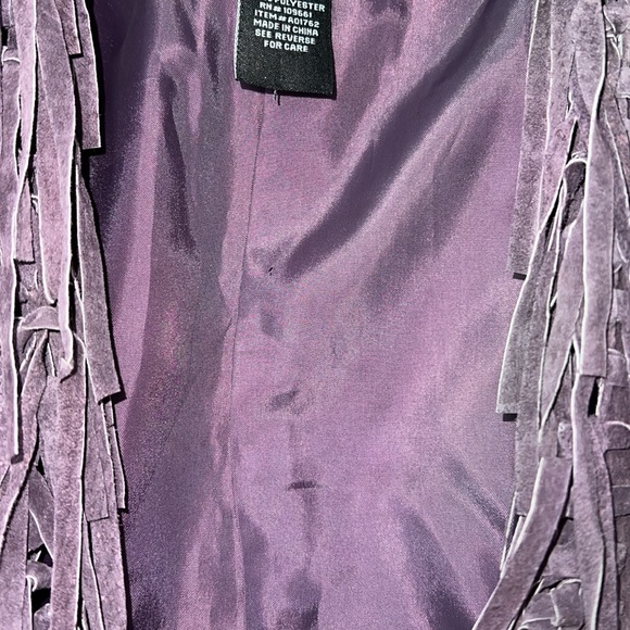 DIALOGUE fringe suede jacket - Picture 6 of 9